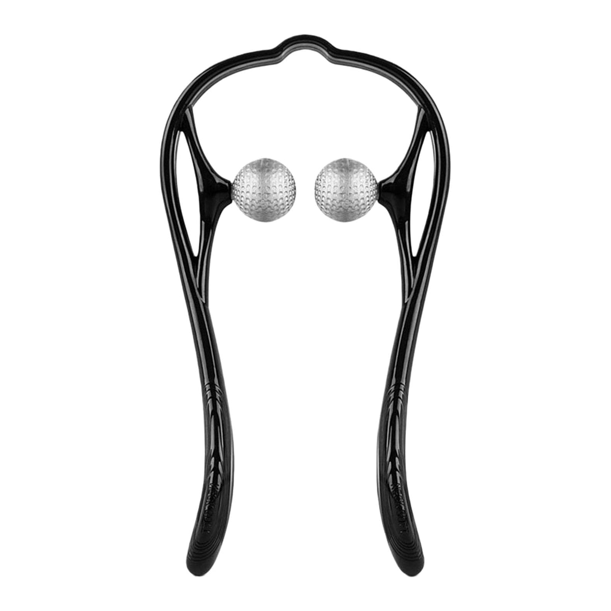 Masseur cervical Shiatsu manuel FITPERT, balles grises texturées, cadre en U flexible.